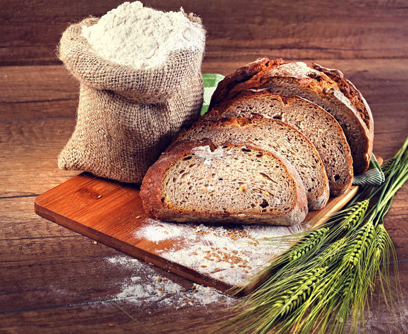 美味的小麦面包