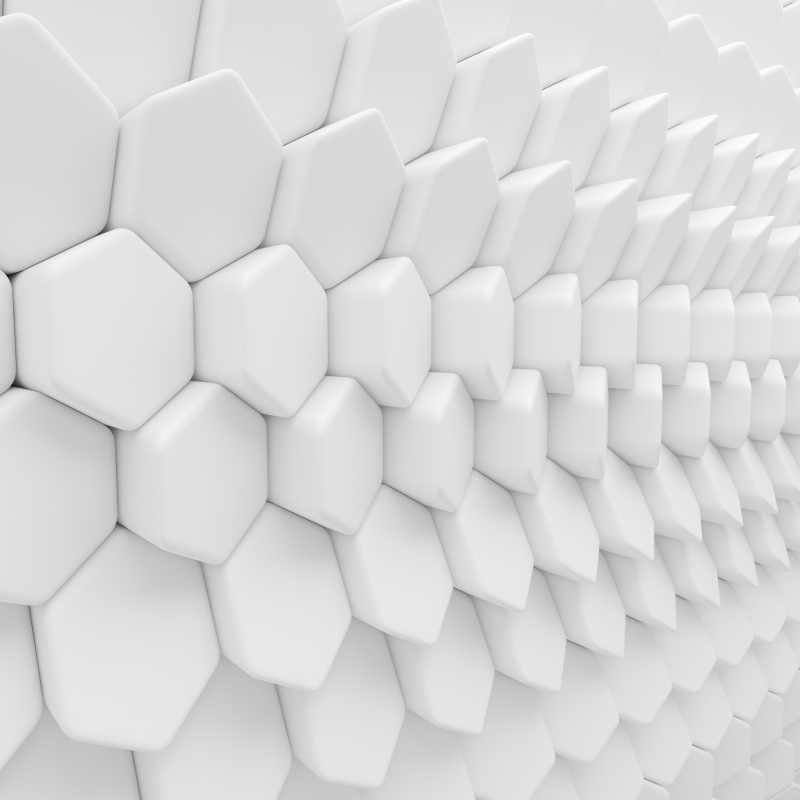 抽象六边形背景