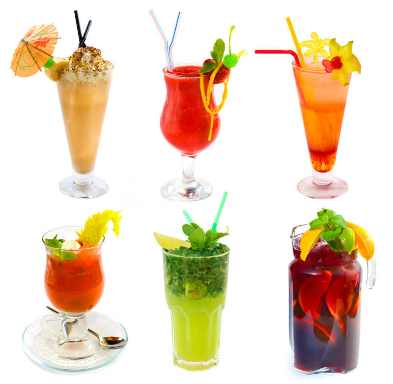 种类齐全的营养果汁