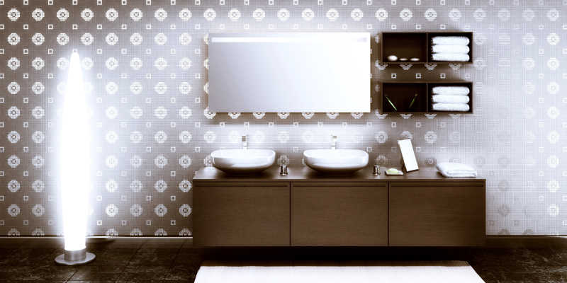 高档大气的浴室设施