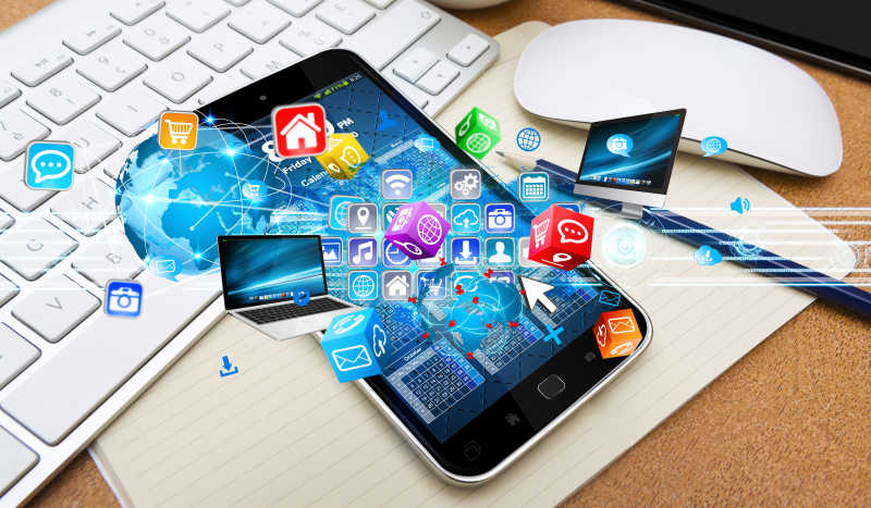 手机上丰富的应用程序