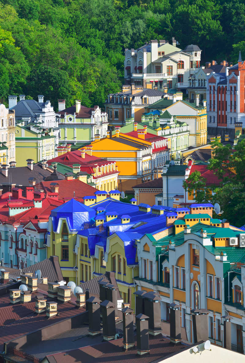 基辅街道与建筑物