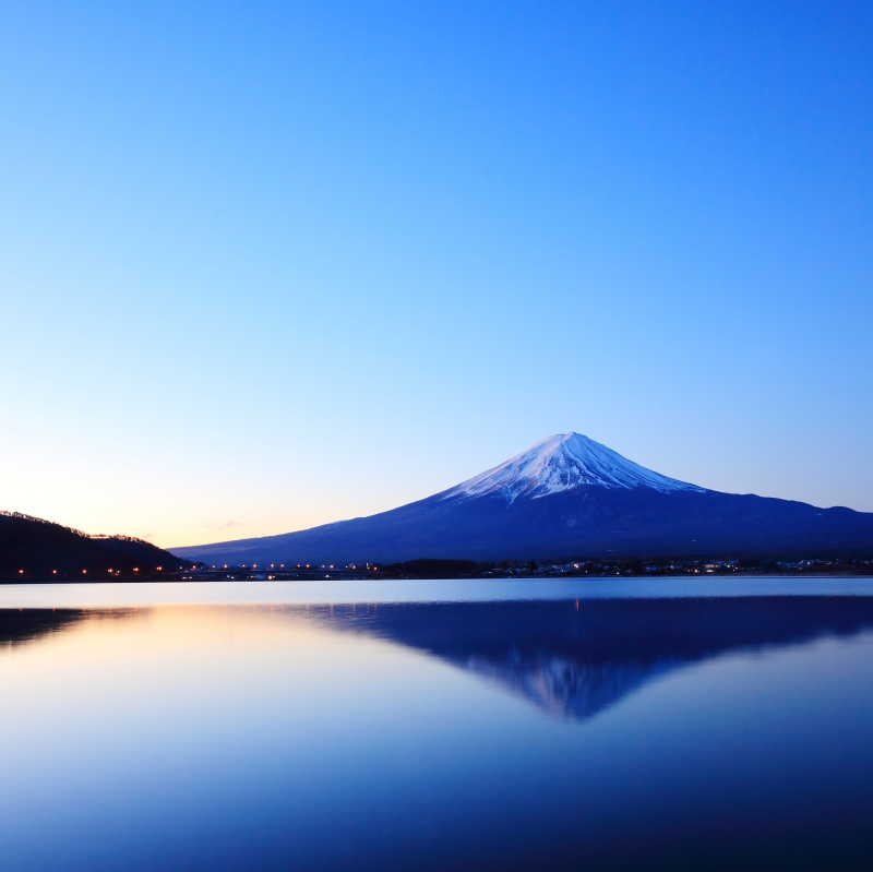 富士山图片 美丽的清晨的富士山素材 高清图片 摄影照片 寻图免费打包下载