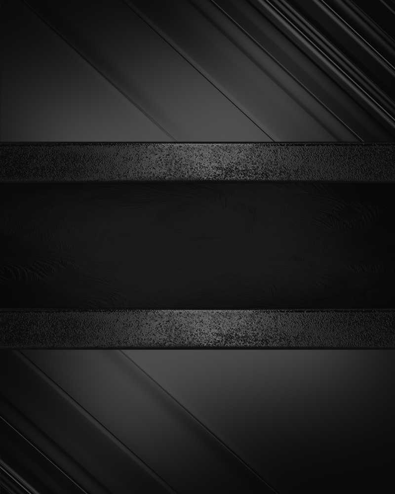 美丽的黑色金属铭牌