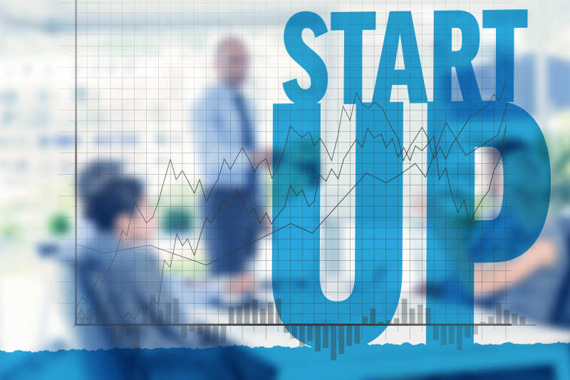 办公室商人讨论商业启动startup