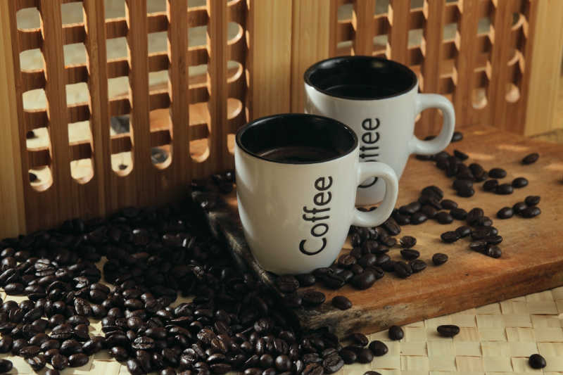 两杯咖啡图片唯美图片图片
