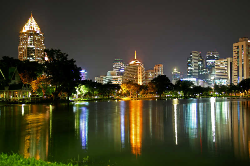 曼谷城市的夜晚