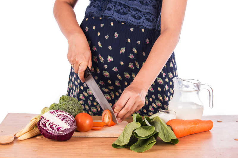 孕妇准备要吃的健康蔬菜