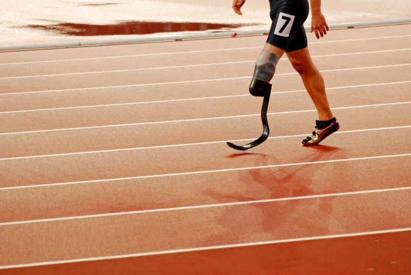 残奥会上的运动员