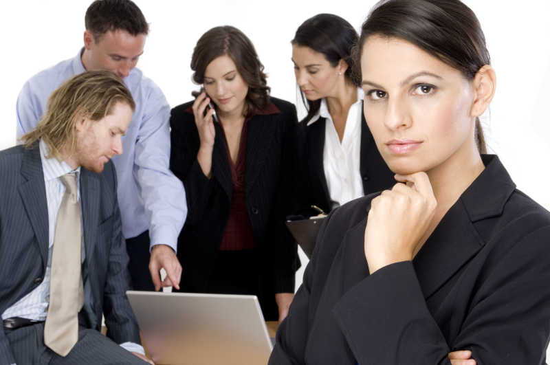 团队中的商业中的团队合作