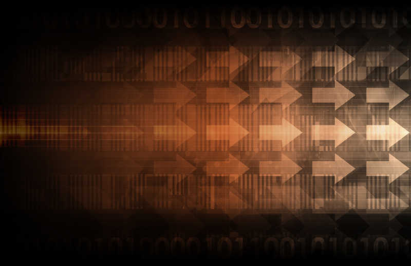 复古风格箭头背景