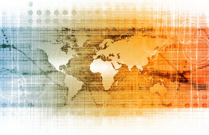 复古地图风格背景