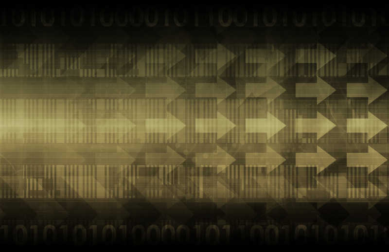 复古风格商业箭头