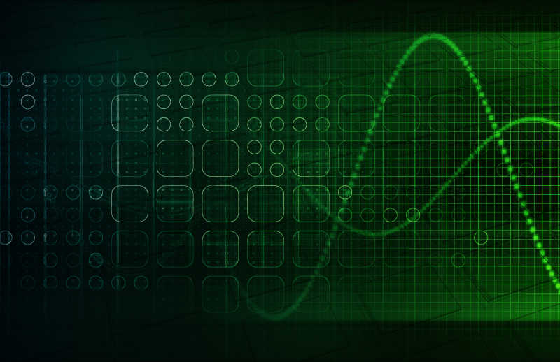 抽象商业数据背景