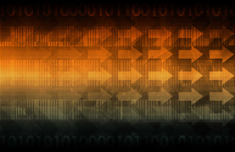 复古概念箭头背景