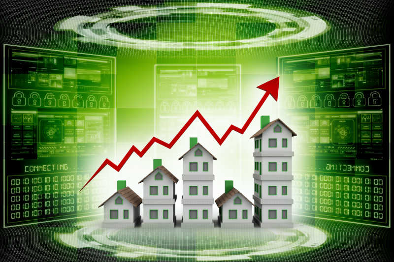 房地产呈上升趋势