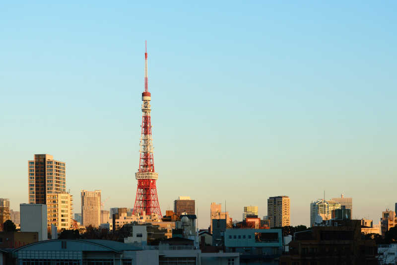 东京塔和天际线