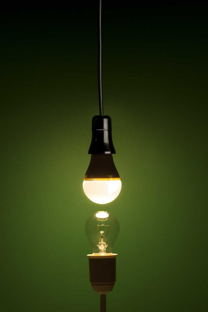 LED灯与传统钨灯