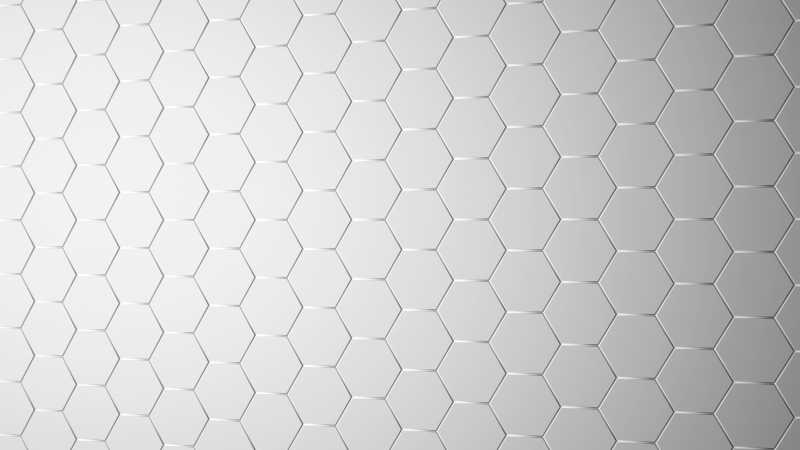 白色三维立体蜂窝背景设计
