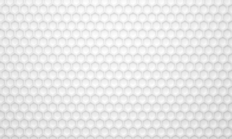 白色六边形立体蜂窝设计背景