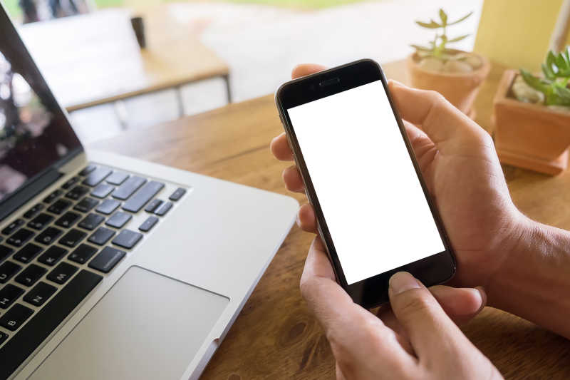 商人用智能手机