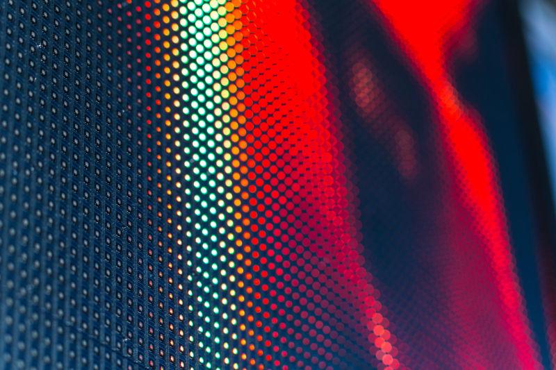 明亮饱和LED灯背景