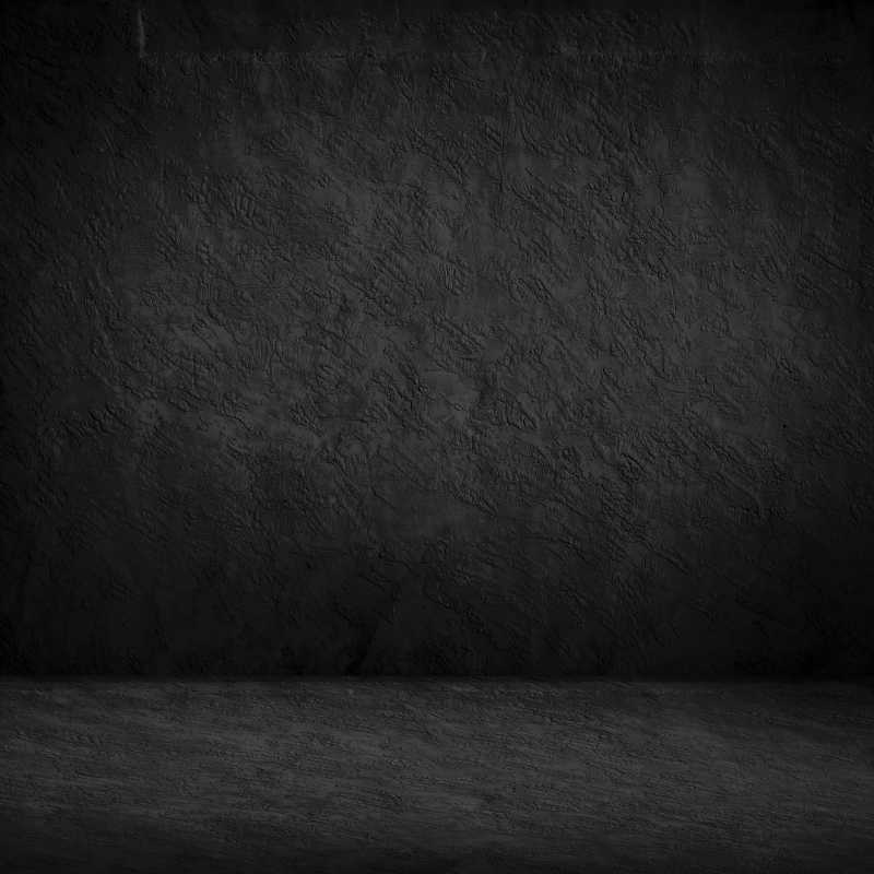 粗糙的黑色旧石刻室内设计