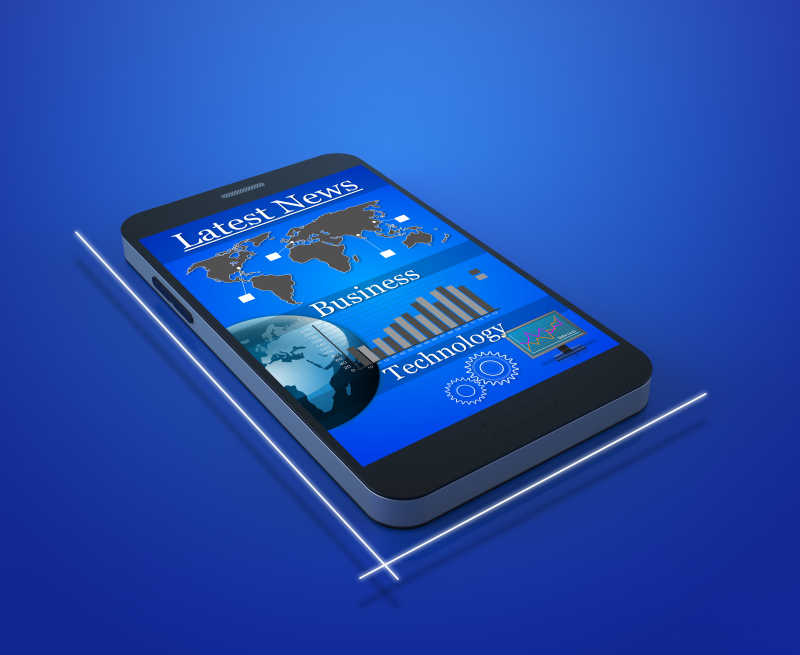 智能手机与概念图片