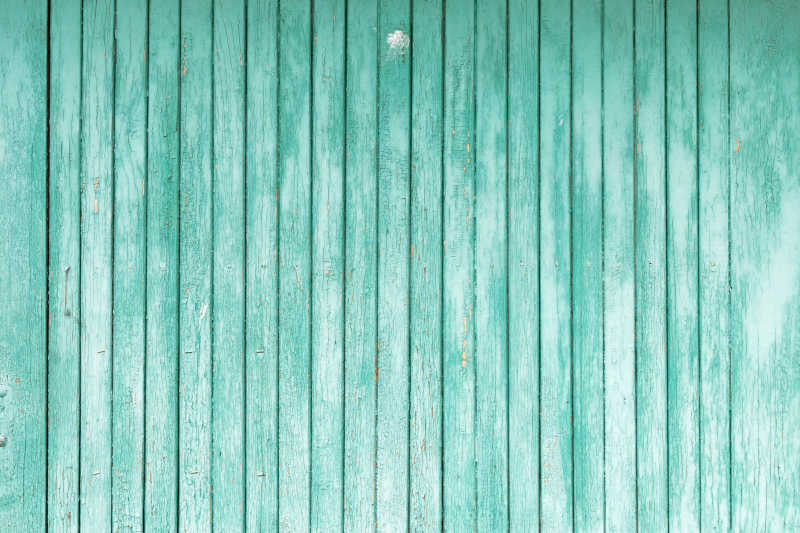老式的绿木板纹理