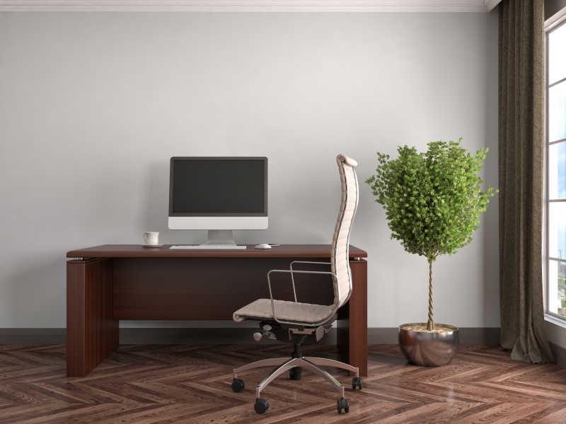 时尚简约的办公区内景