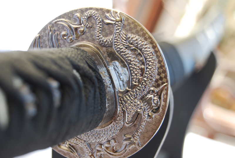 日本武士刀柄装饰