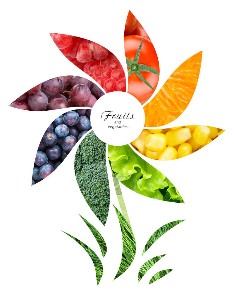 新鲜水果与蔬菜