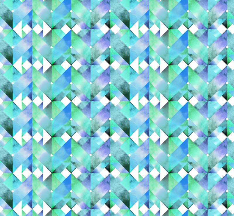 蓝绿色抽象无缝背景