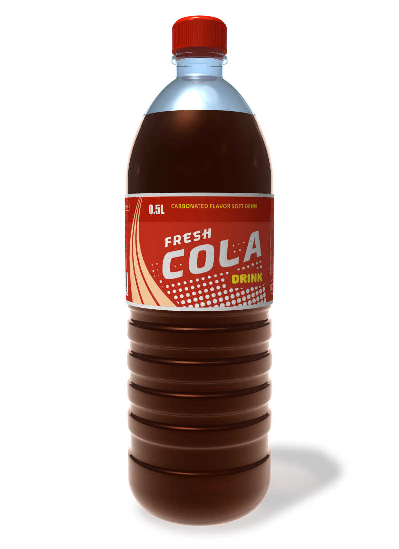 清爽的可乐饮料