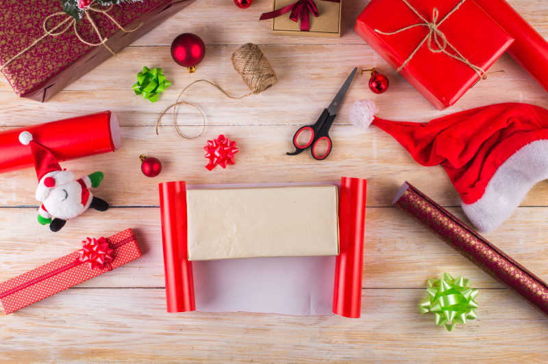 一步一步打包礼品盒