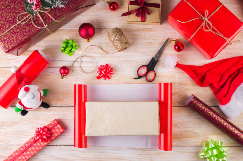 一步一步制作包装礼物盒