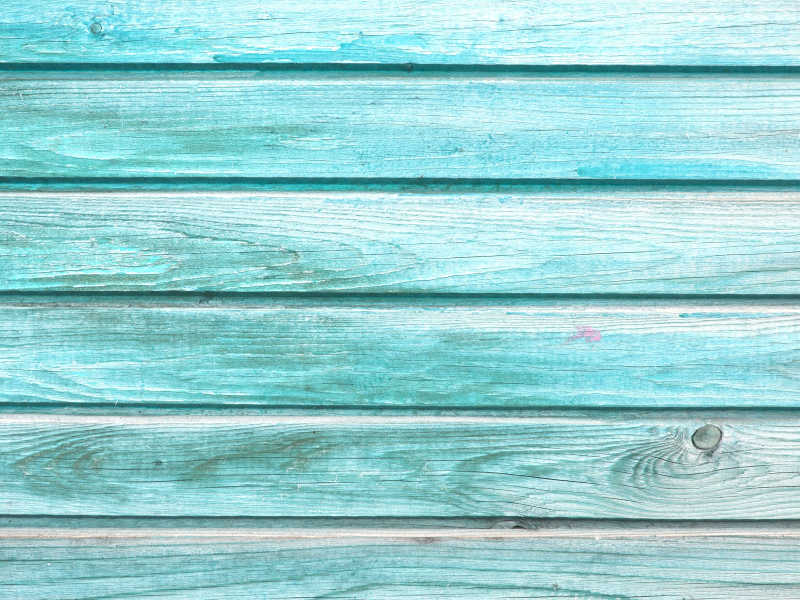 陈旧的蓝色油漆木板纹理背景