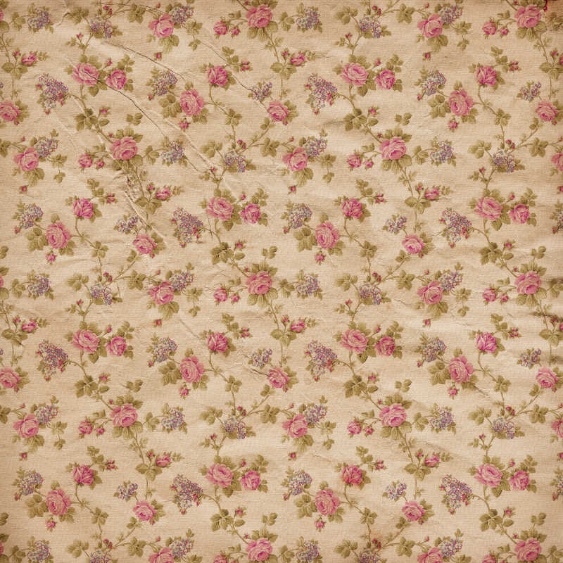 精致的复古花纹纹理背景