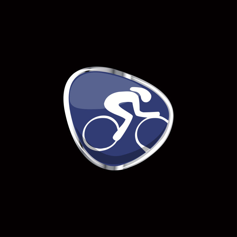 矢量自行车运动图标