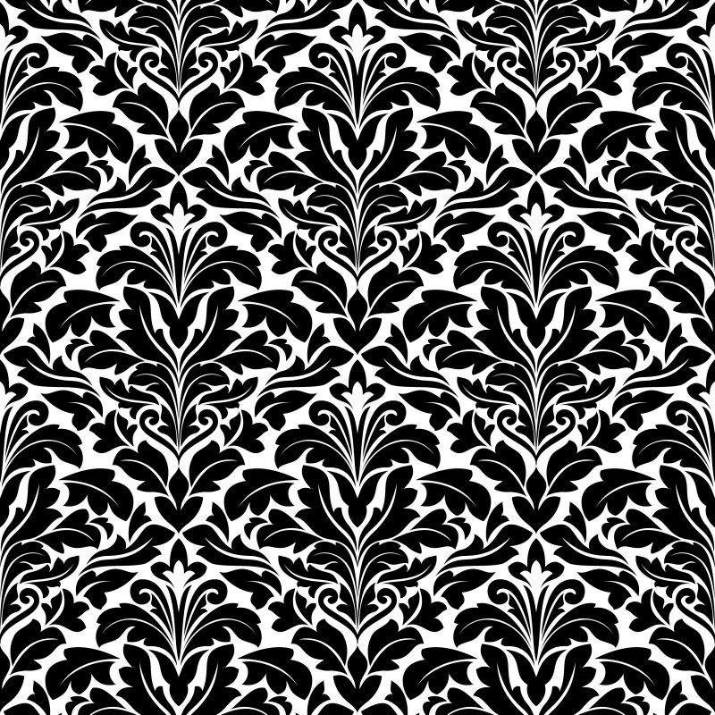 复古的纺织品花纹矢量背景