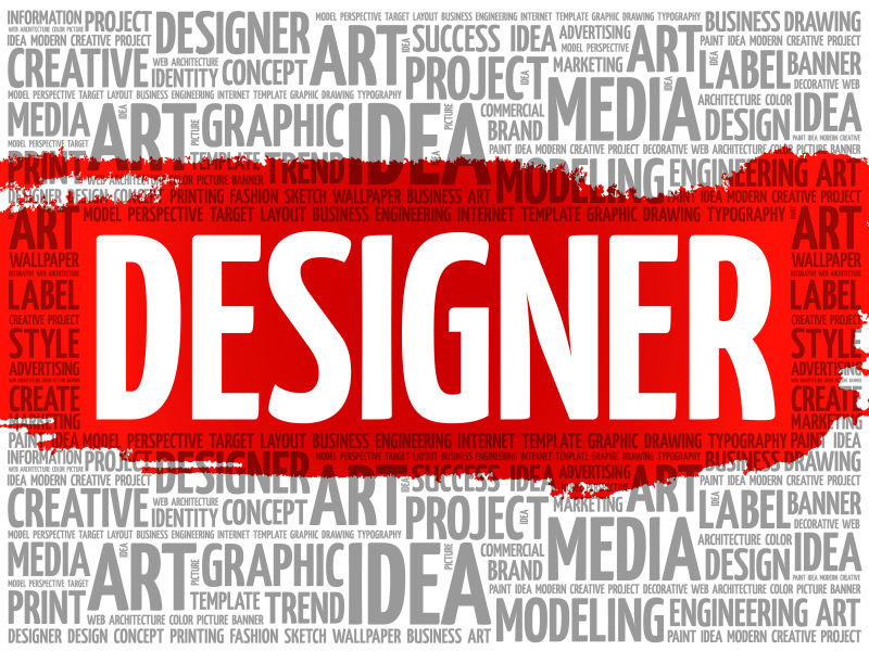 红色染料背景下的黑色矢量字幕