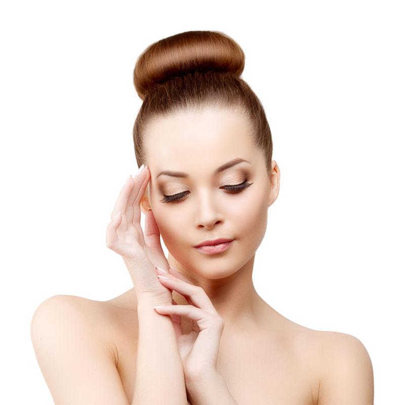 镜头下美丽的外国模特