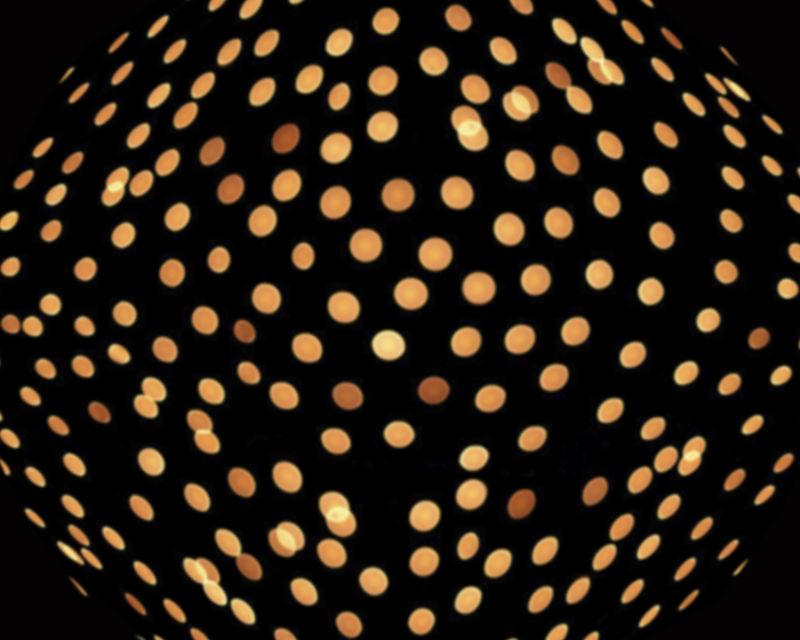 抽象黄色圆点背景图