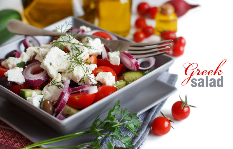 美味的希腊沙拉