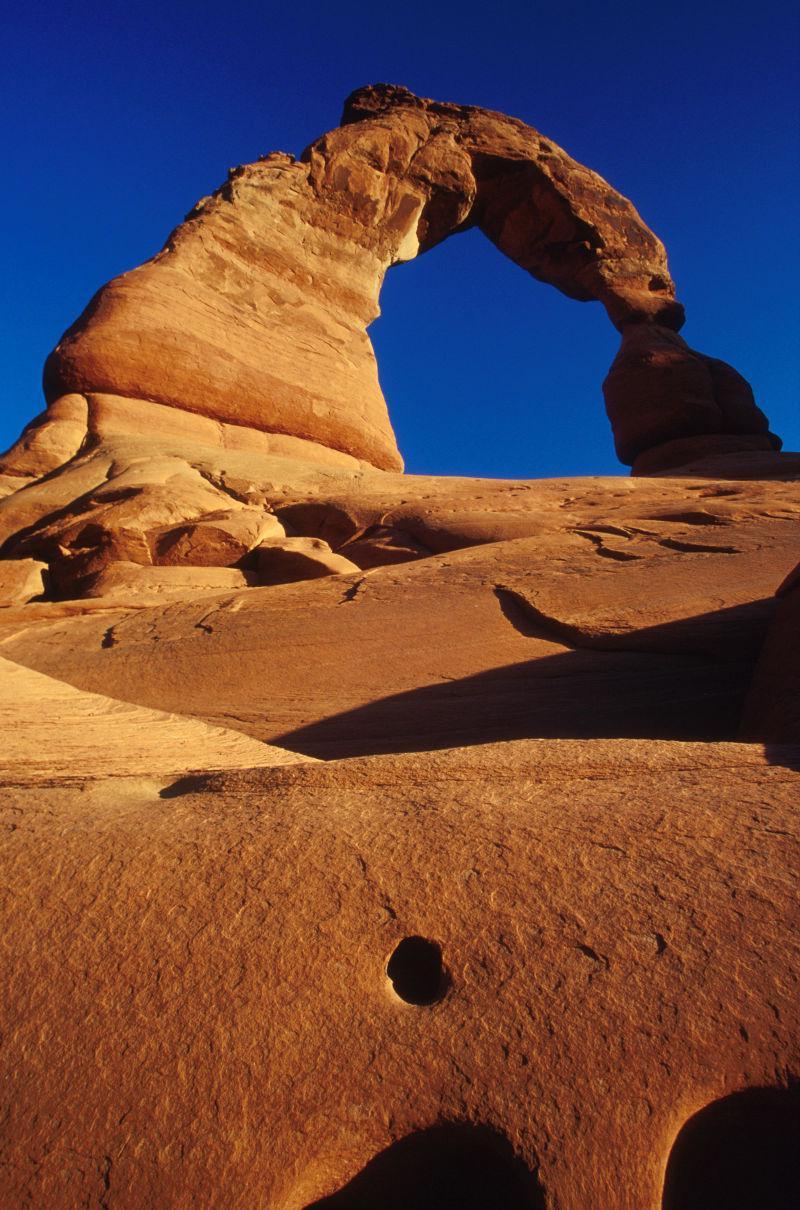 美国拱门国家公园的奇岩群