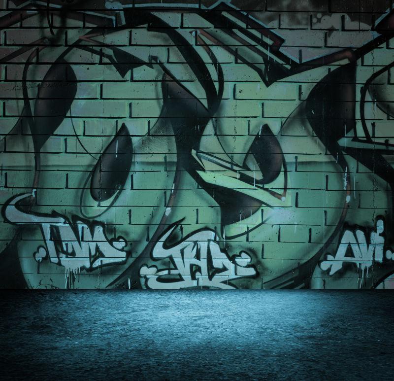 街头艺术涂鸦墙