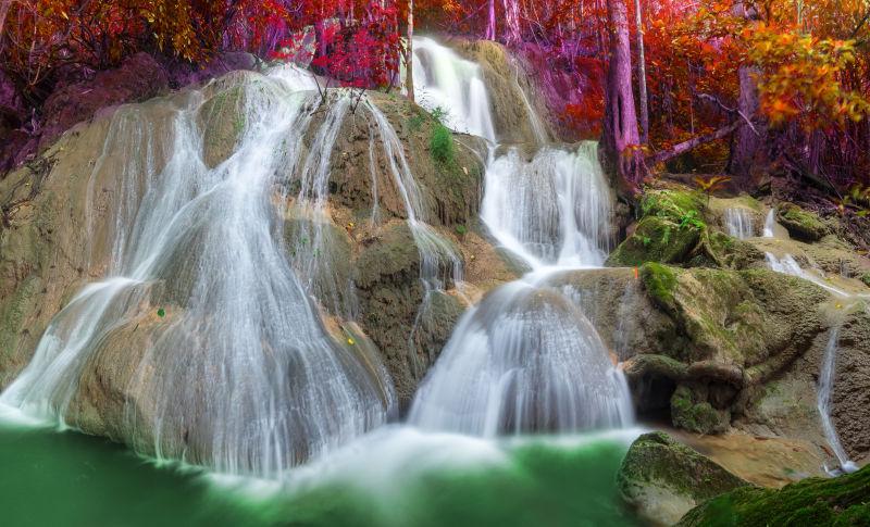 美丽的帕塔瀑布