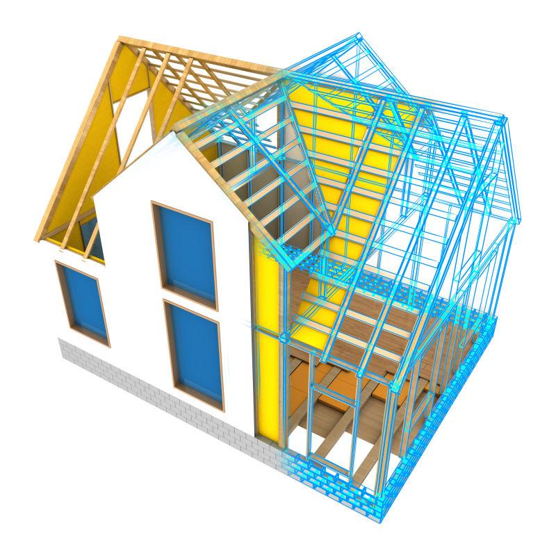 房屋框架模型设计