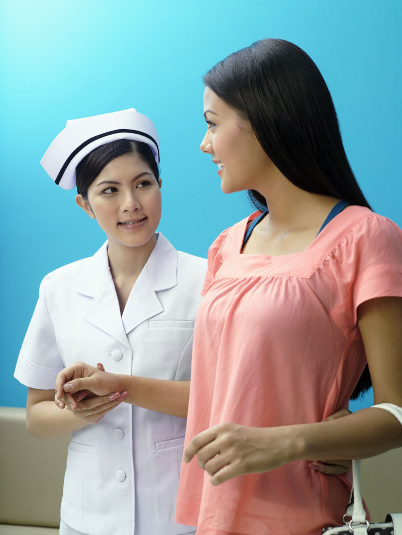 医疗美容整形护士和美女