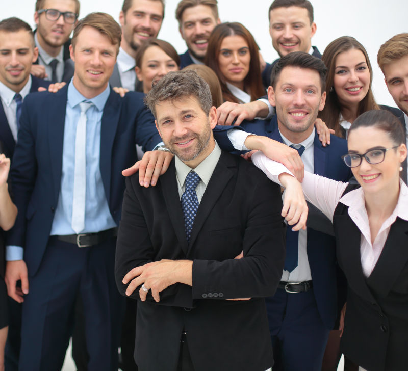 帅气的商务人员